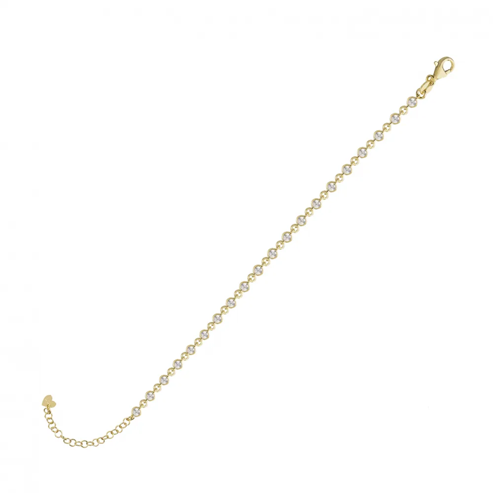 LAURA P. Coctail Βραχιόλι 925 Ασήμι με Ζιργκόν BR0014GB