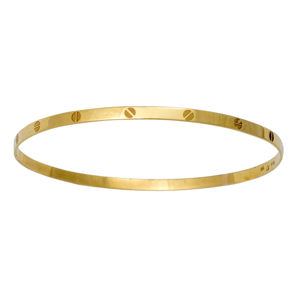 14K Χρυσό βραχιόλι Χειροπέδα BR00217