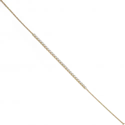 14K Χρυσό Βραχιόλι με Ριβιέρα και Ζιργκόν BR197TZ