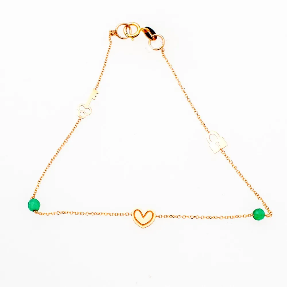 14K Χρυσό Bραχιόλι BR229C1