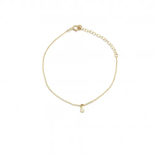 18K Χρυσό Βραχιόλι με Διαμάντι XB4392DO