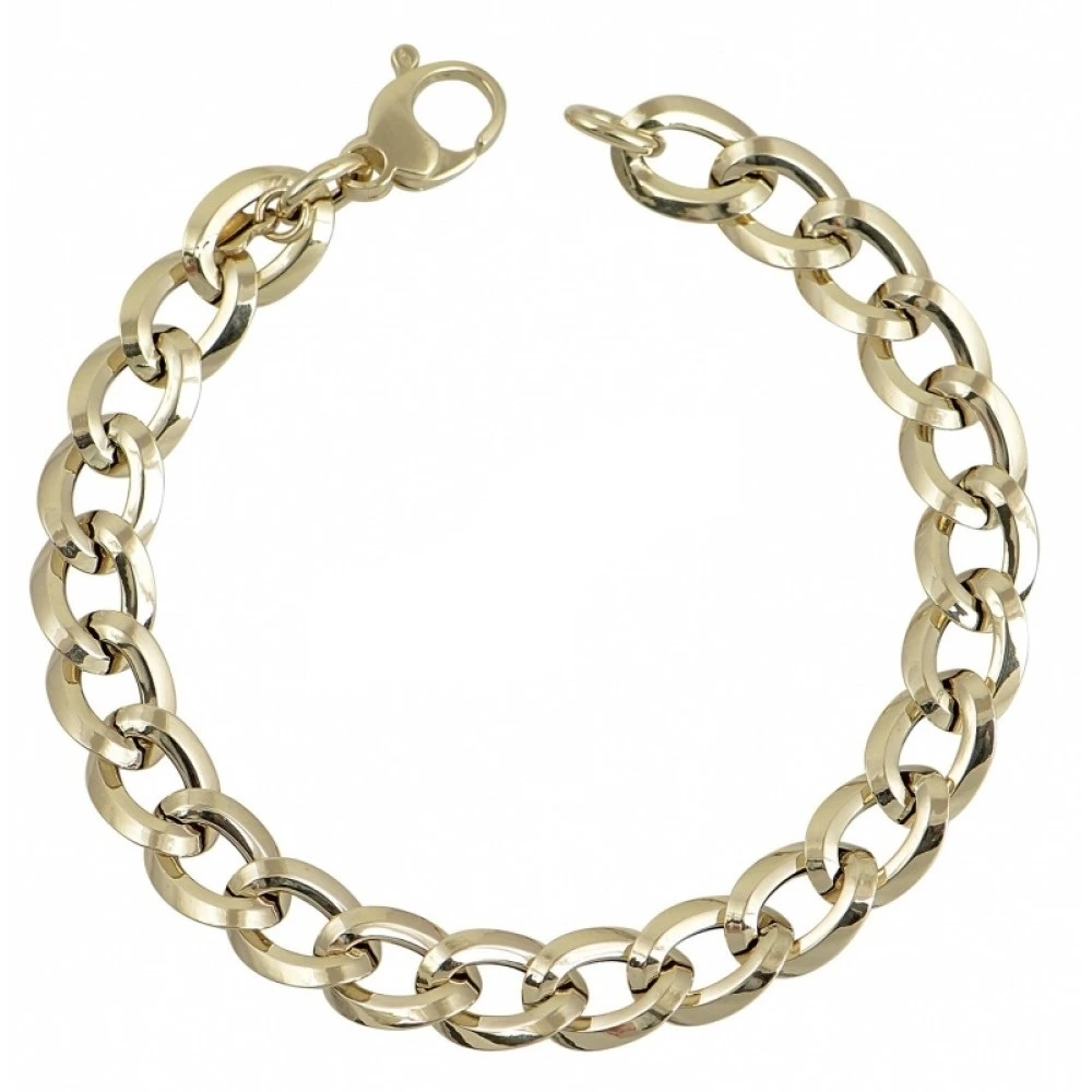 14K Χρυσό Βραχιόλι με Κρίκους BR3094