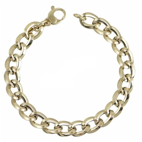 14K Χρυσό Βραχιόλι με Κρίκους BR3094