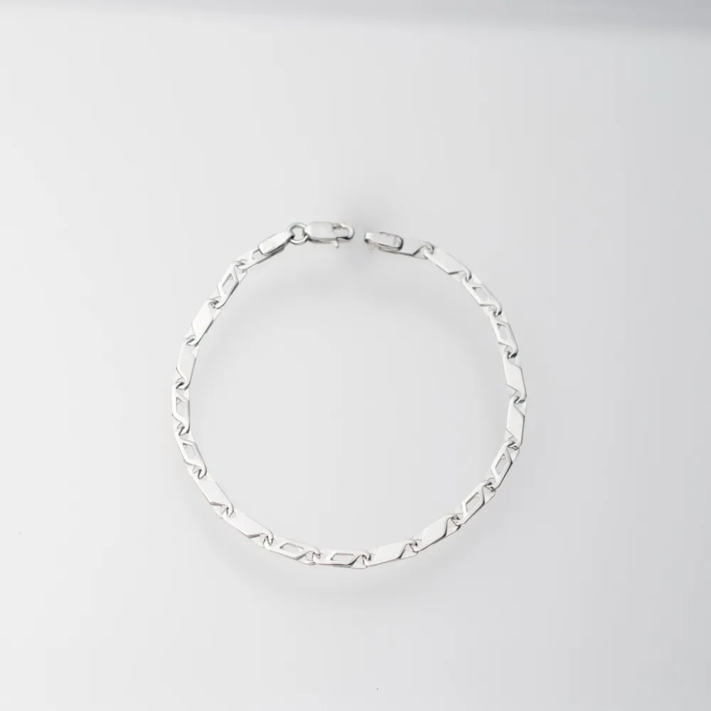 14Κ Λευκόχρυσο Βραχιόλι ΒR404L