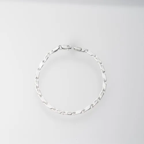 14Κ Λευκόχρυσο Βραχιόλι ΒR404L