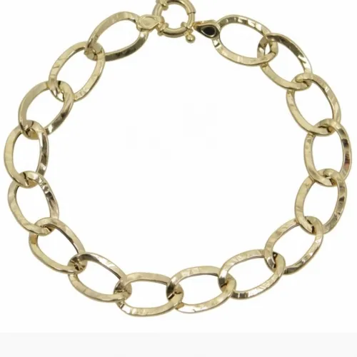 14K Χρυσό Βραχιόλι με Κρίκους BP8018