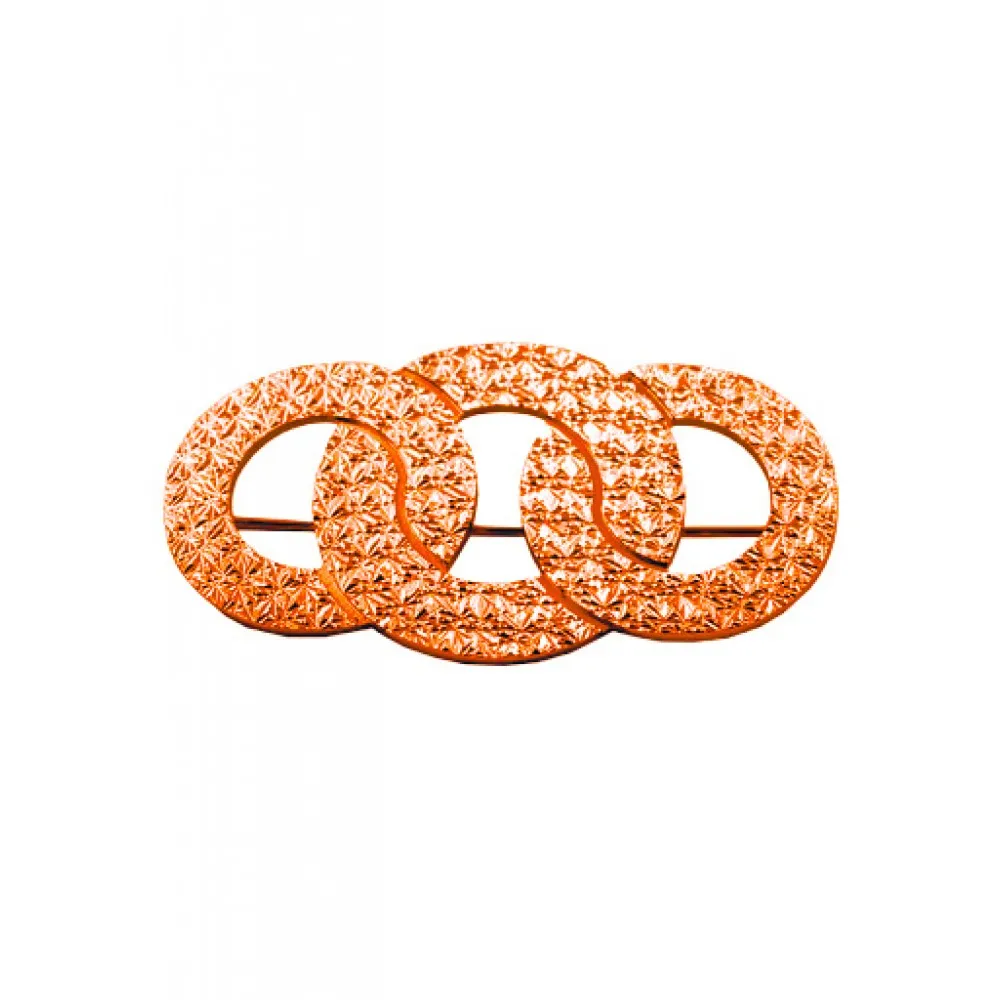 REBECCA Brooch Infinity Rose Gold Tone Plated BRZSBR01
