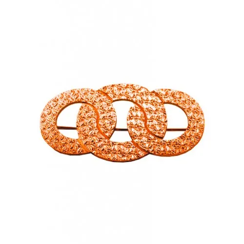 REBECCA Brooch Infinity Rose Gold Tone Plated BRZSBR01