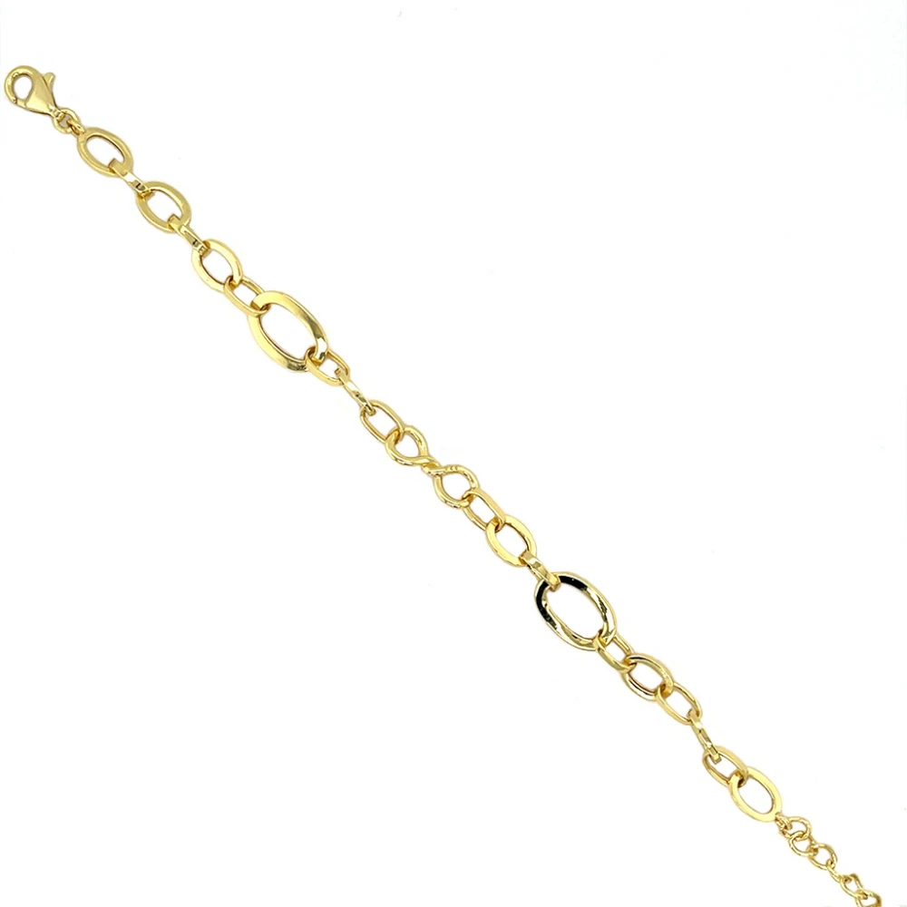 925 Ασήμι Βραχιόλι Επιχρυσωμένο με Κρίκους SLB925BS1926MJS