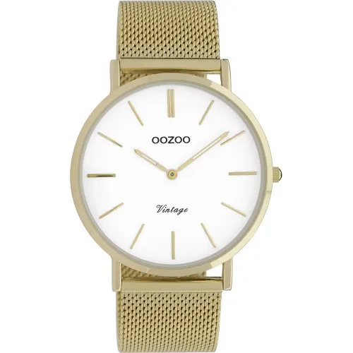 OOZOO Timepieces Vintage Gold Metal Bracelet C9908