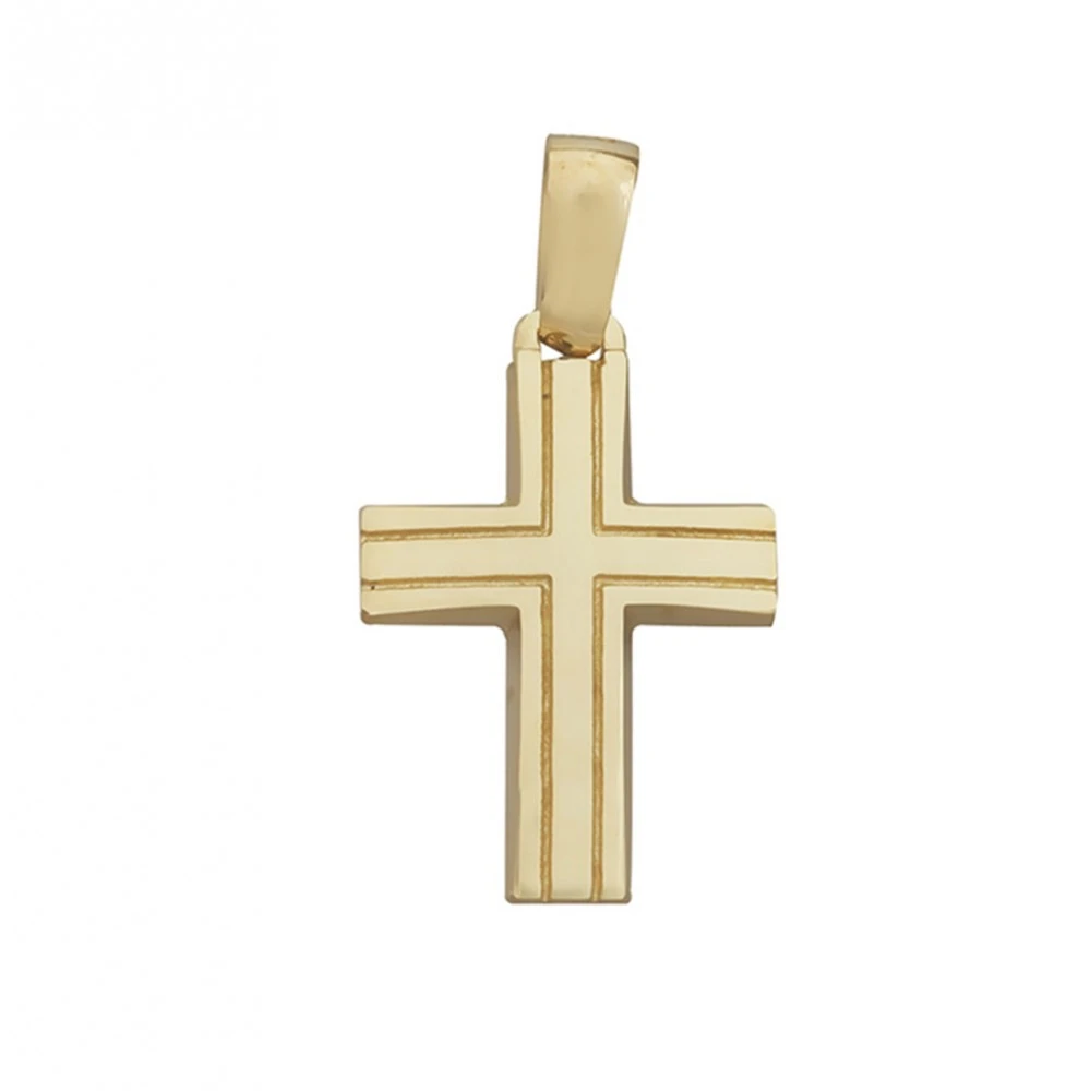 14K Χρυσός Σταυρός ST5042O