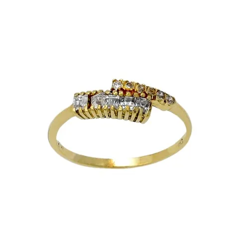 14K Χρυσό Δαχτυλίδι με Ζιργκόν D184K40