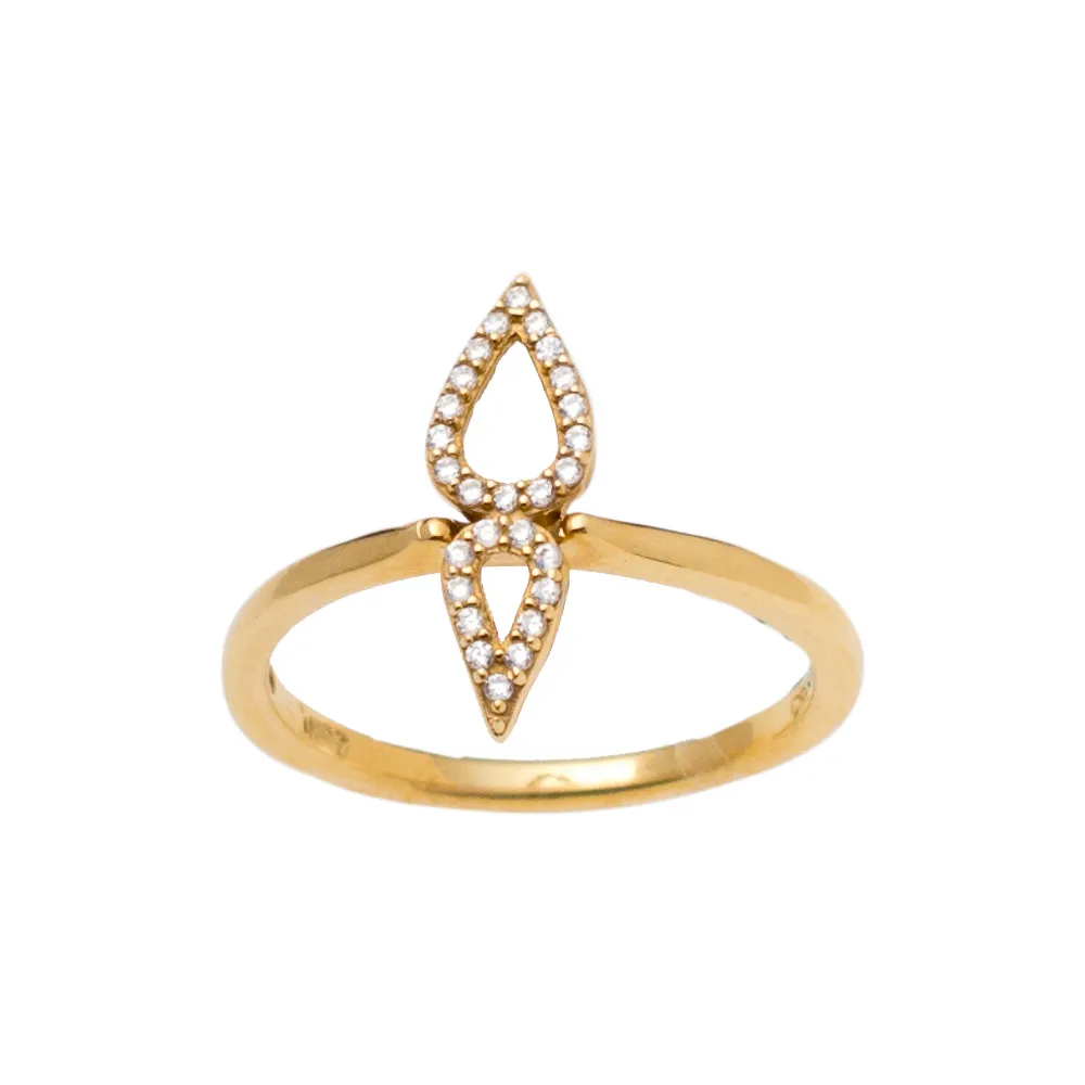 14K Χρυσό Δαχτυλίδι με Ζιργκόν D209A40