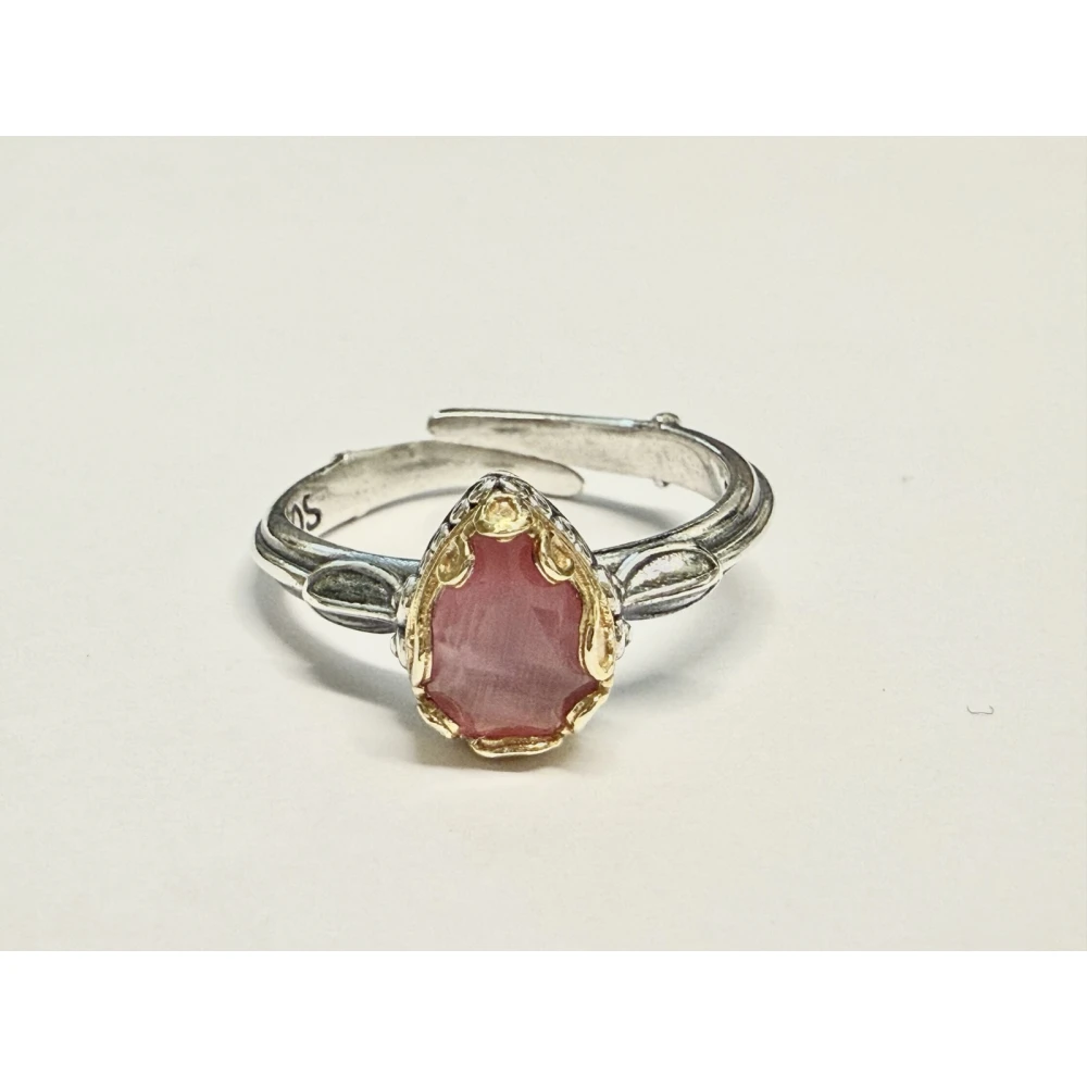 DIMITRIOS EXCLUSIVE 925 Ασήμι Δαχτυλίδι με Swarovski πέτρα D48