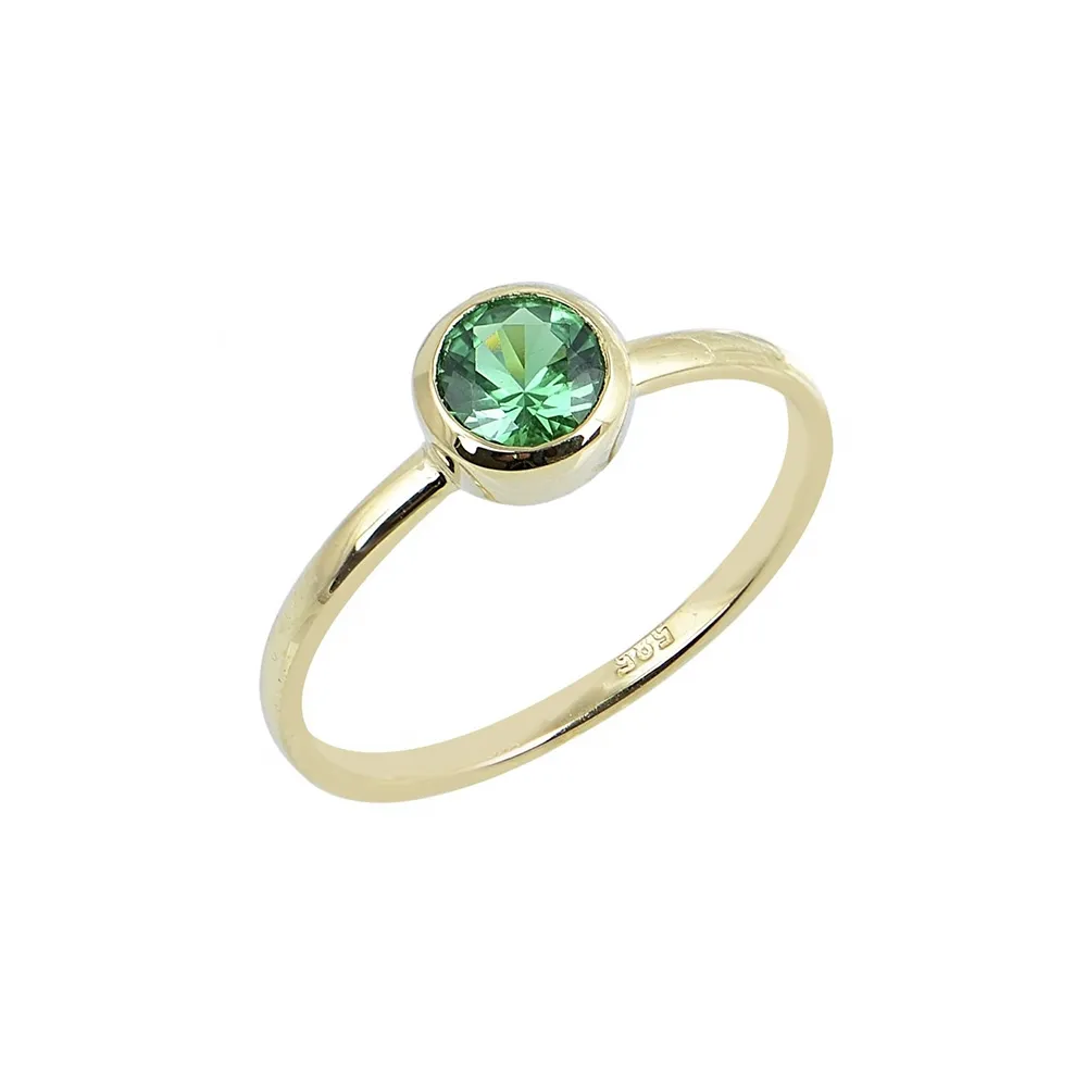 14K Χρυσό Δαχτυλίδι με Ζιργκόν D7020O