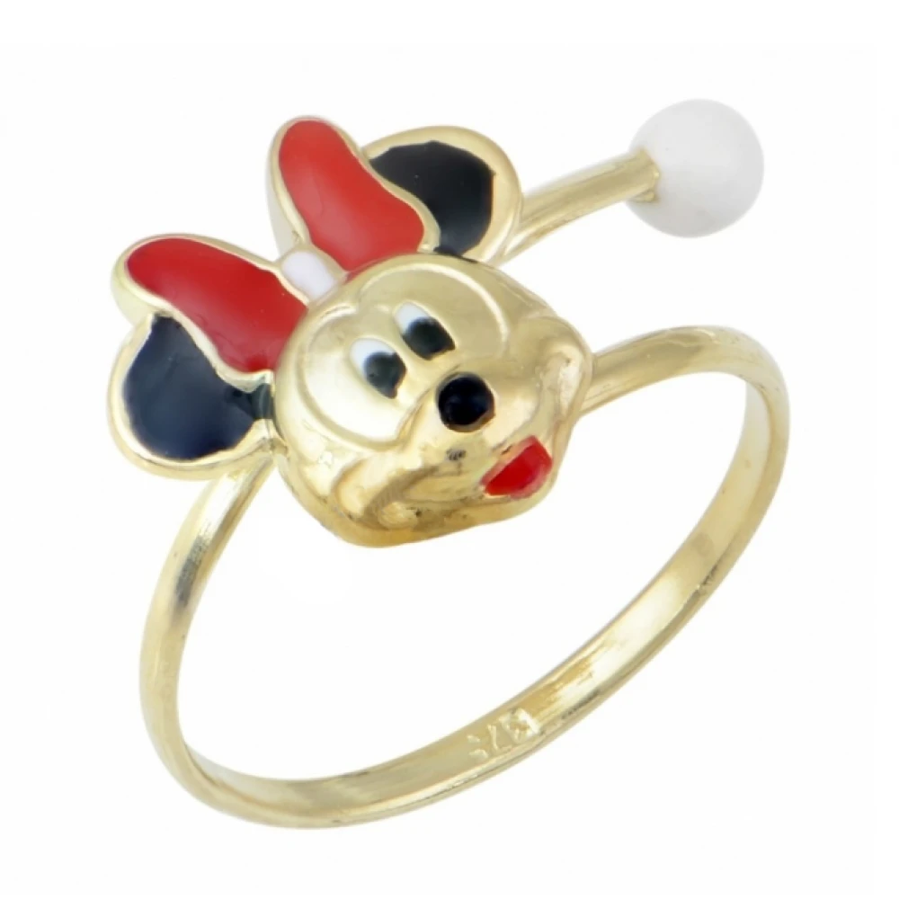 9K Χρυσό Δαχτυλίδι Παιδικό "Μίνι" DK082M