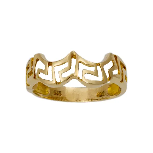 14K Χρυσό Δαχτυλίδι με Μαίανδρο DK225KN