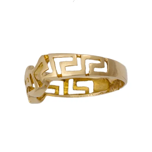 14K Χρυσό Δαχτυλίδι με Μαίανδρο DK225KN