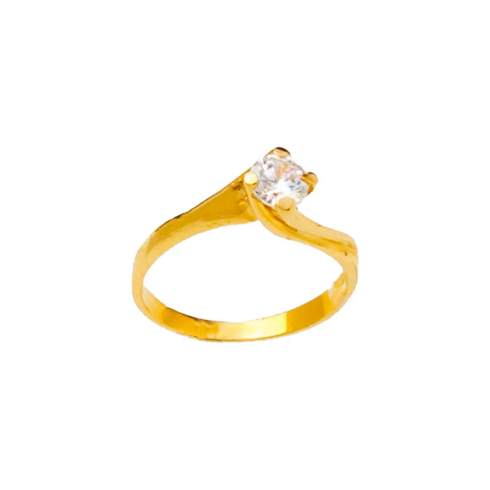 14K Χρυσό Δαχτυλίδι με Ζιργκόν DK688AN1