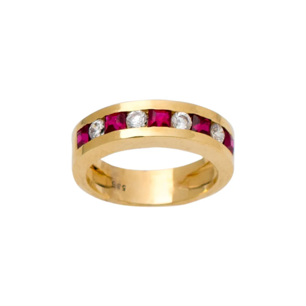 14K Χρυσό Δαχτυλίδι με Ζιργκόν DK693G