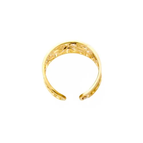 14K Χρυσό Δαχτυλίδι Χειροποίητο με Ζιργκόν DK865KG12