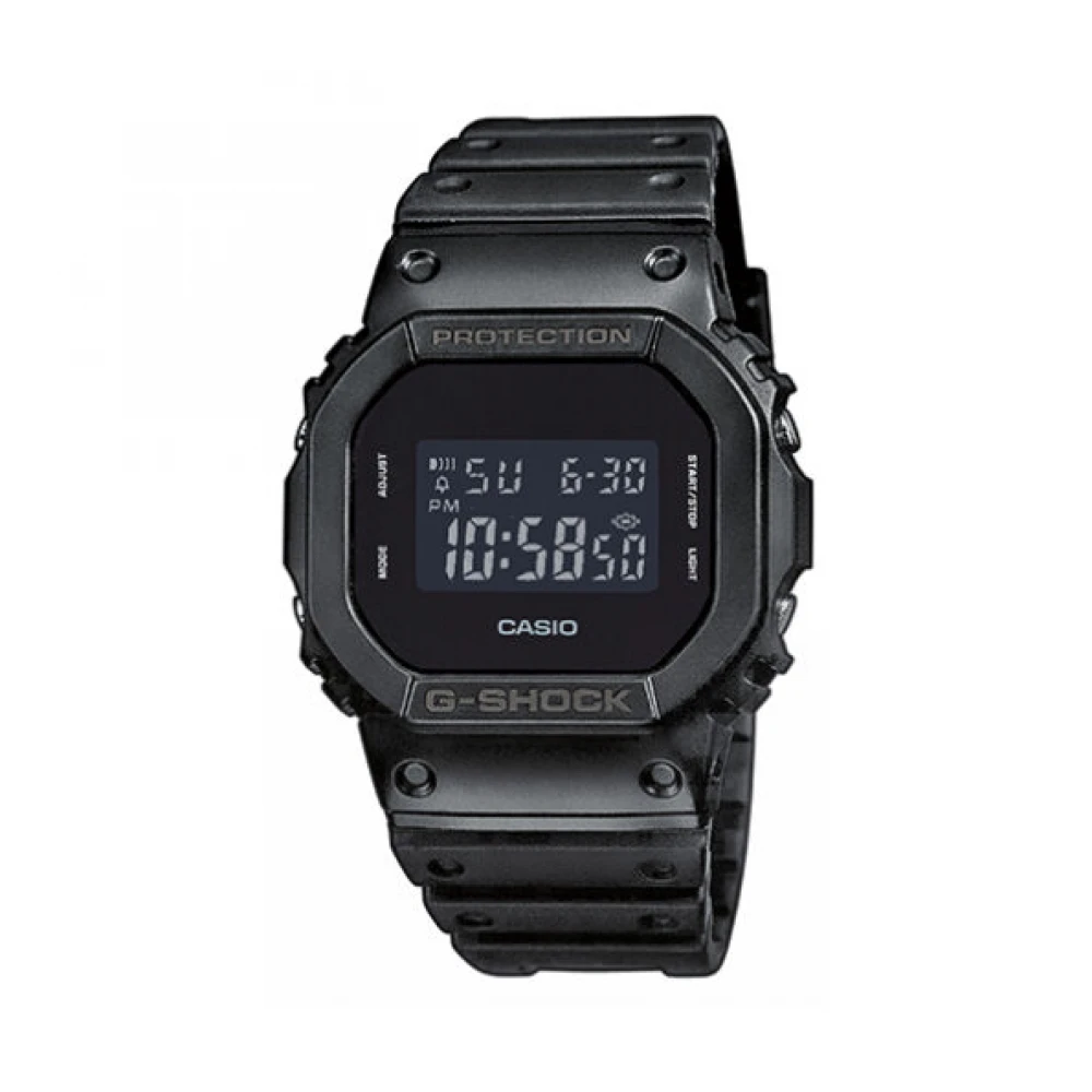 CASIO G-Shock Χρονογράφος με Μαύρο Καουτσούκ Λουράκι DW-5600UBB-1ER