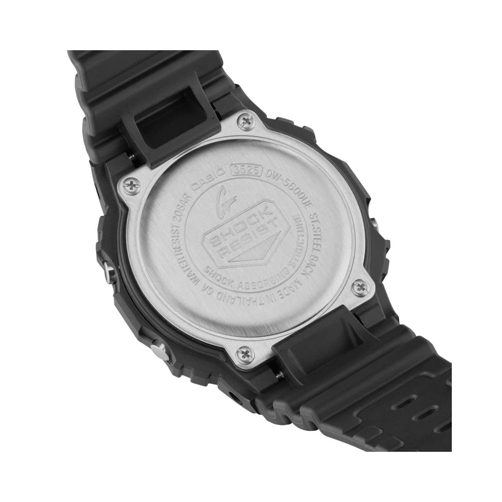 CASIO G-Shock Χρονογράφος με Μαύρο Καουτσούκ Λουράκι DW-5600UE-1ER