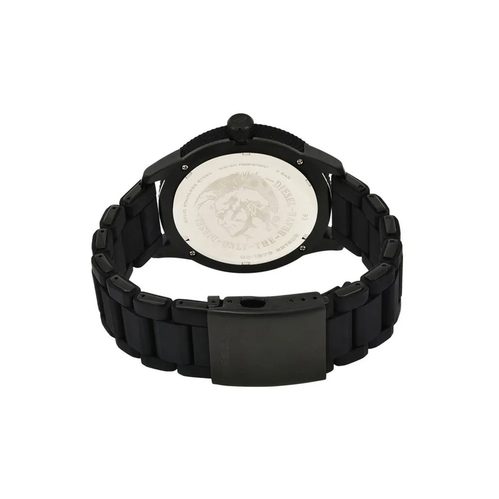 DIESEL Armbar Black Stainless Steel Bracelet DZ1873