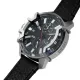 DIESEL Griffed Chronograph Black Leather Strap DZ4603