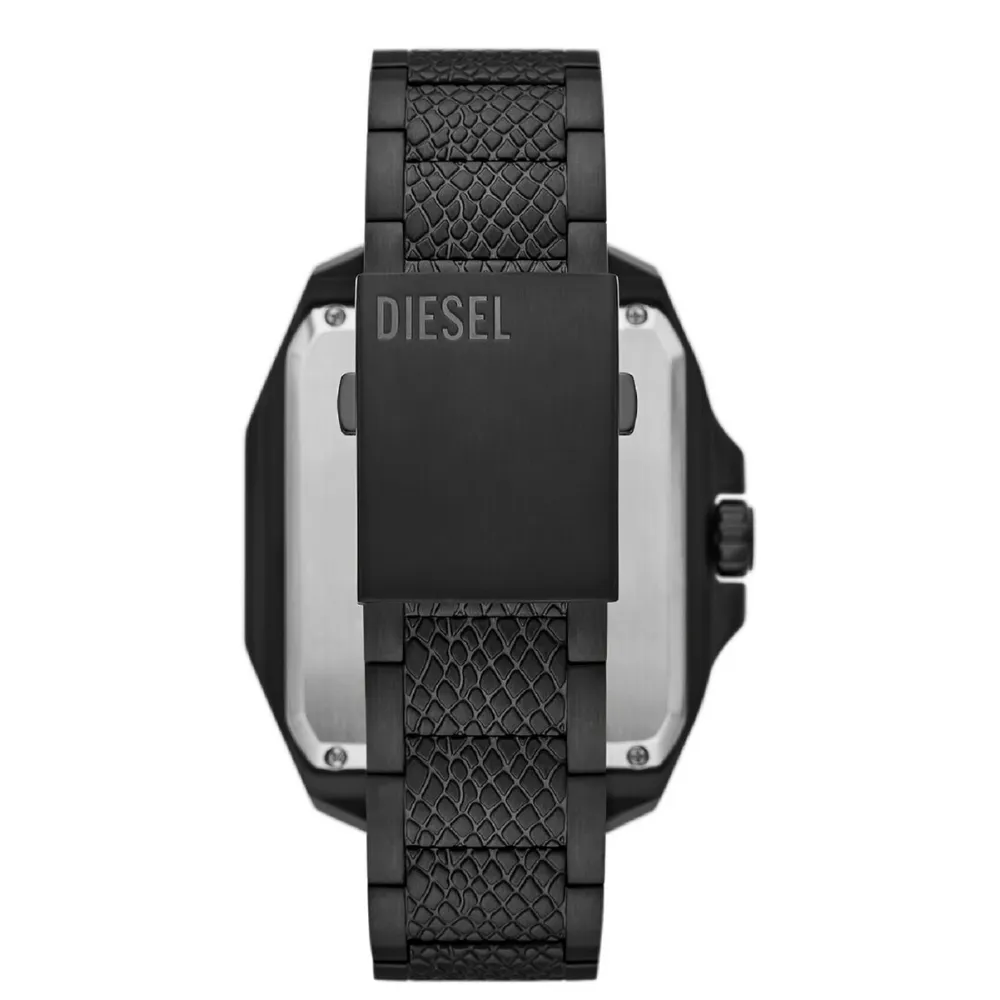 DIESEL Flayed Automatic Black Stainless Steel Bracelet DZ7472