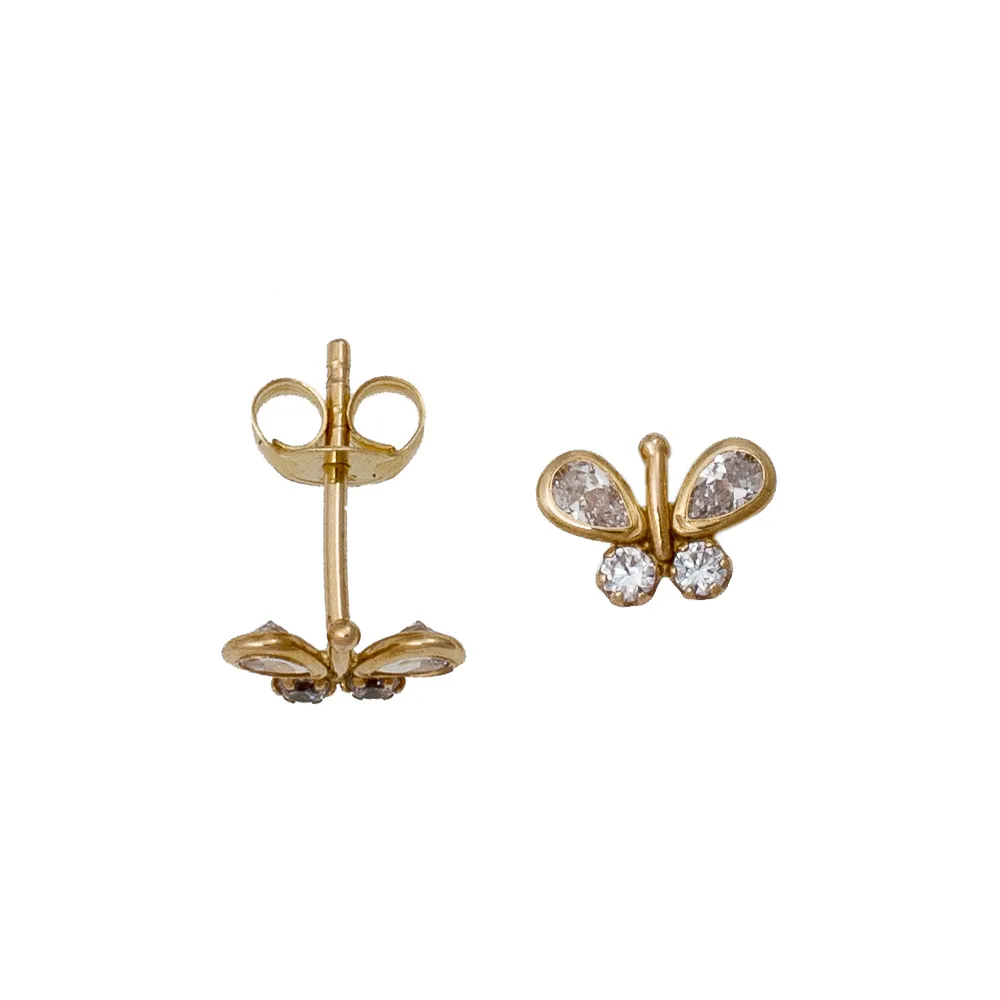9K Χρυσά Σκουλαρίκια Παιδικά "Λιβελούλα" E100AG-9