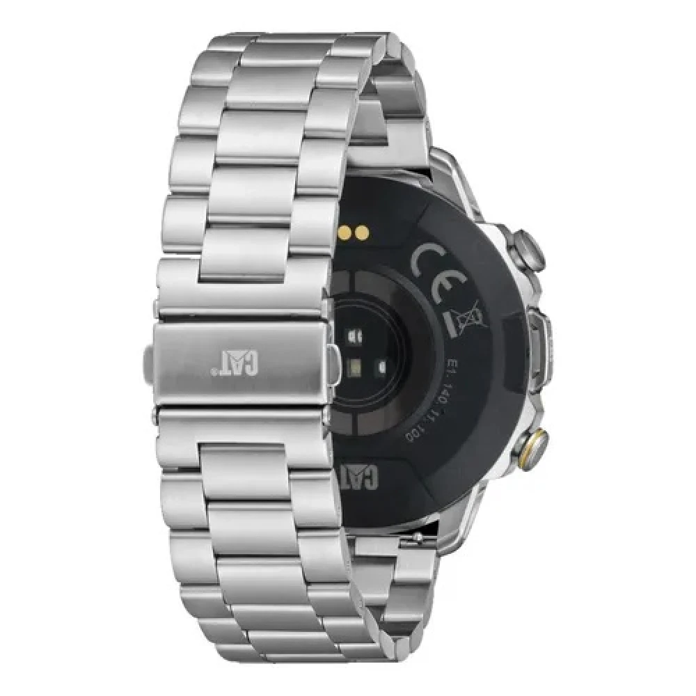 CATERPILLAR Smartwatch με Ασημί Μπρασελέ από Ανοξείδωτο Ατσάλι E114011100