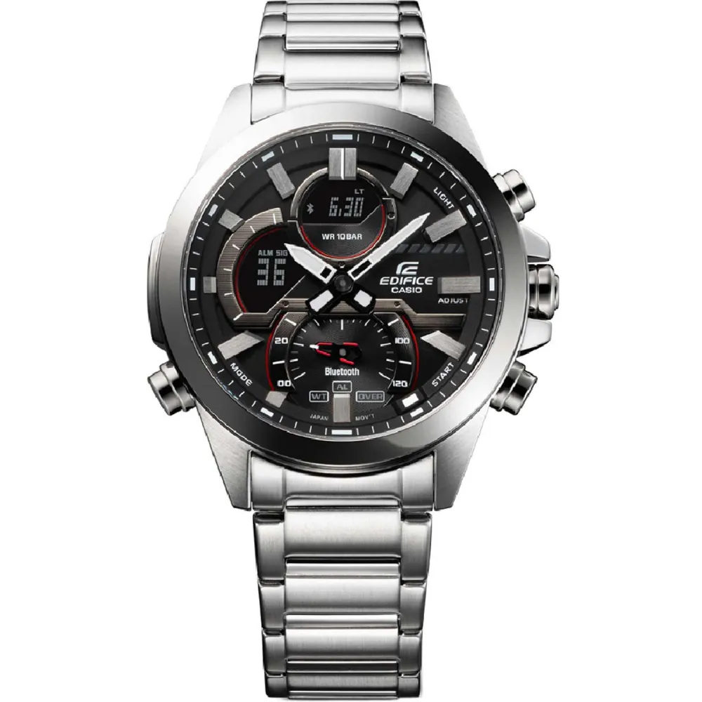 CASIO Edifice Smartwatch Silver Stainless Steel Bracelet ECB-30D-1AEF