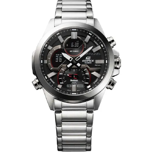 CASIO Edifice Smartwatch Silver Stainless Steel Bracelet ECB-30D-1AEF