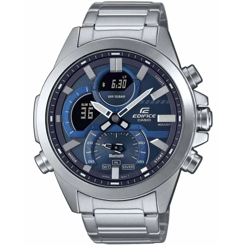 CASIO Edifice Smartwatch Silver Stainless Steel Bracelet ECB-30D-2AEF
