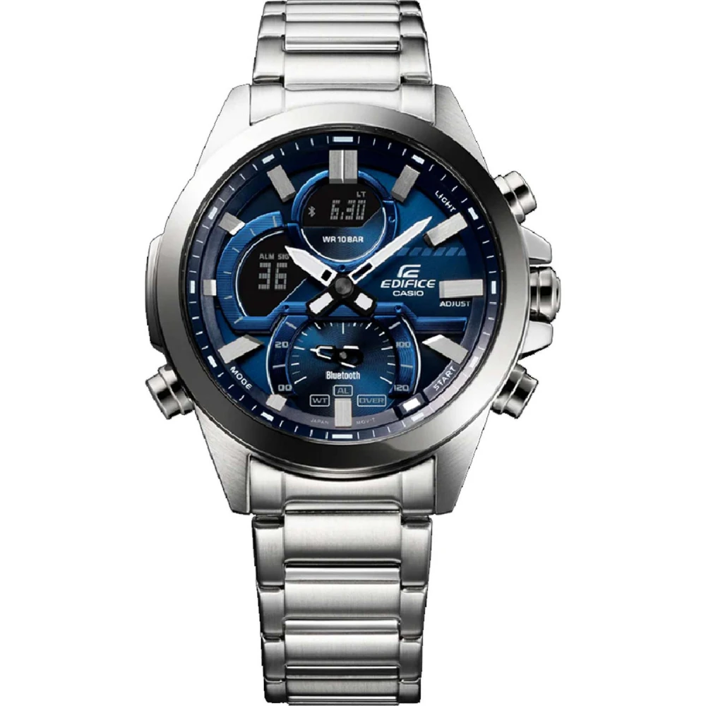 CASIO Edifice Smartwatch Silver Stainless Steel Bracelet ECB-30D-2AEF