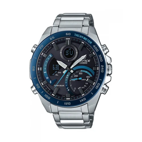 CASIO Edifice Bluetooth με Μπρασελέ από Ανοξείδωτο Ατσάλι ECB-900DB-1BER