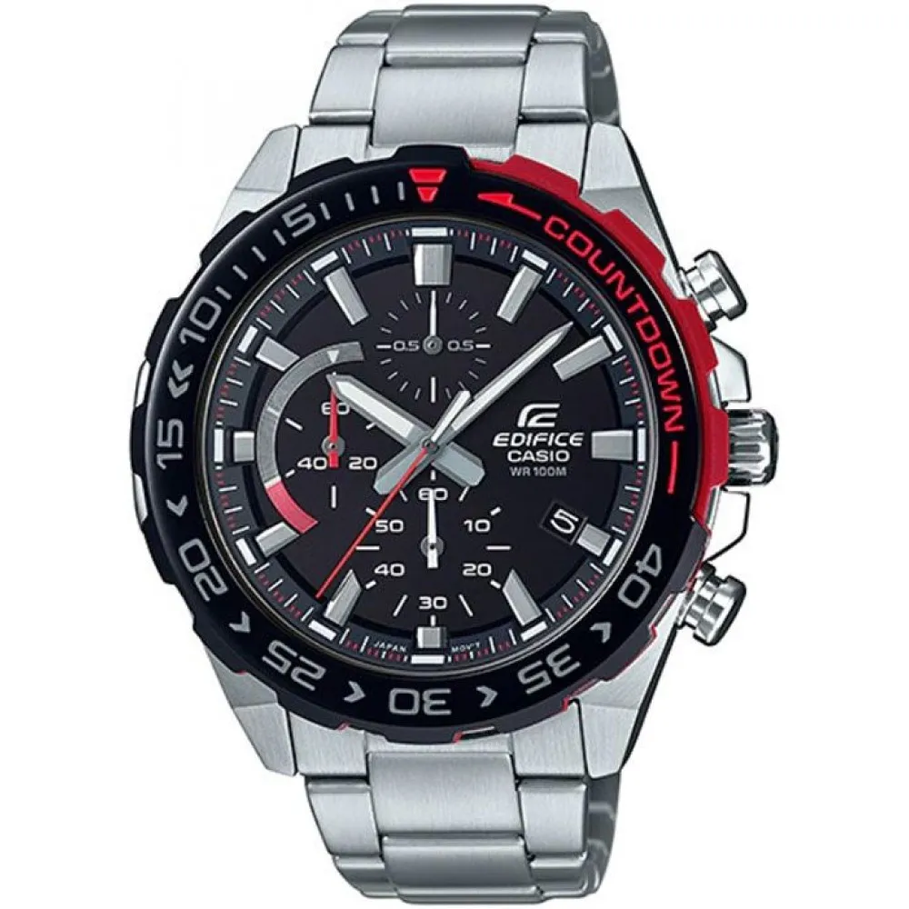 CASIO Edifice Chronograph Silver Stainless Steel Bracelet EFR-566DB-1AVUEF CASIO Edifice Chronograph Silver Stainless Steel Bracelet EFR-566DB-1AVUEF