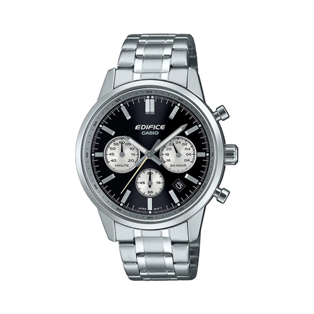 CASIO Edifice Χρονογράφος με Μπρασελέ από Ανοξείδωτο Ατσάλι EFR-575D-1AEF