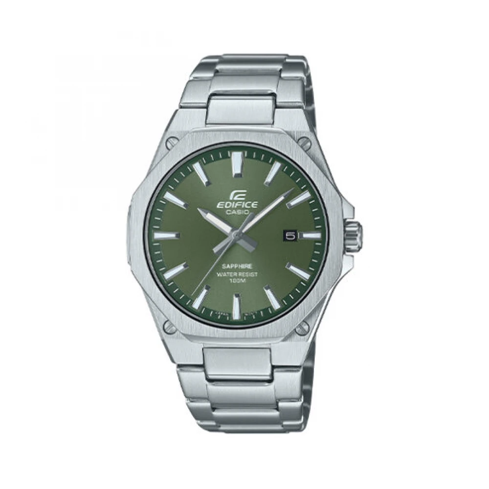 Casio Edifice με Ασημί Μπρασελέ από Ανοξείδωτο Ατσάλι EFR-S108D-3AVUEF