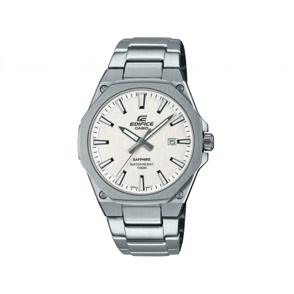 Casio Edifice με Ασημί Μπρασελέ από Ανοξείδωτο Ατσάλι EFR-S108D-7AVUEF