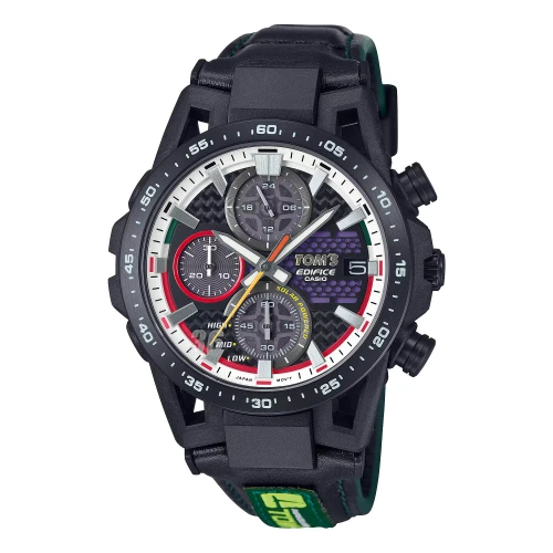 CASIO Edifice Solar TOM'S Επετειακή έκδοση με Λουρί από Δέρμα EFS-S641TMS-1AER