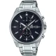 CASIO Edifice Χρονογράφος από ανοξείδωτο ατσάλι με μπρασελέ EFV-610D-1AVUEF
