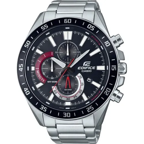CASIO Edifice με Μπρασελέ από Ανοξείδωτο Ατσάλι EFV-620D-1A4VUEF