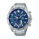 CASIO Edifice Χρονογράφος με Μπρασελέ από Ανοξείδωτο Ατσάλι σε ασημί τόνο EFV-620D-2AVUEF