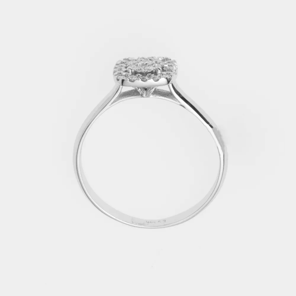 18K Μονόπετρο Δαxτυλίδι Αρραβώνων με Διαμάντι EM010