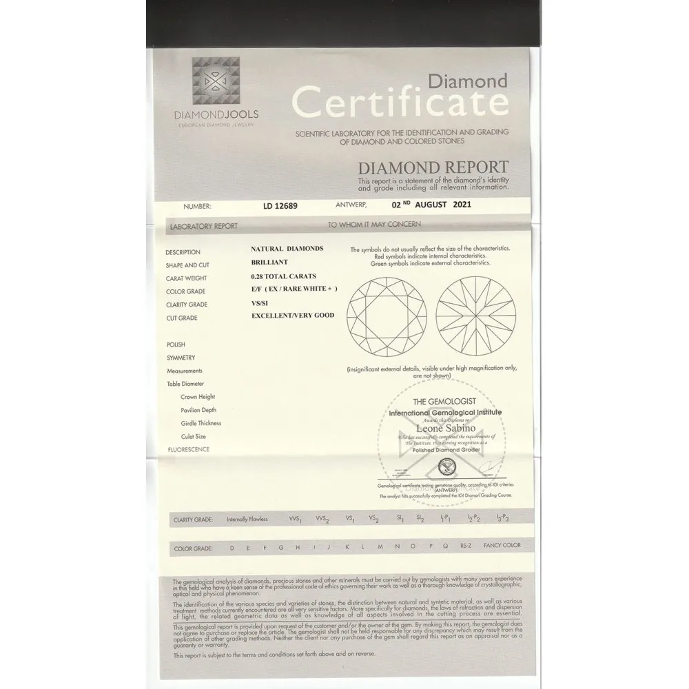 18K Λευκόχρυσο Μονόπετρο Δαxτυλίδι Αρραβώνων με Διαμάντι EM077