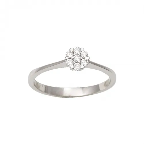 18K Μονόπετρο Δαxτυλίδι Αρραβώνων με Διαμάντι EM084