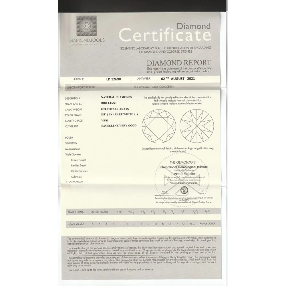 18K Λευκόχρυσο Μονόπετρο Δαxτυλίδι Αρραβώνων με Διαμάντι EM09