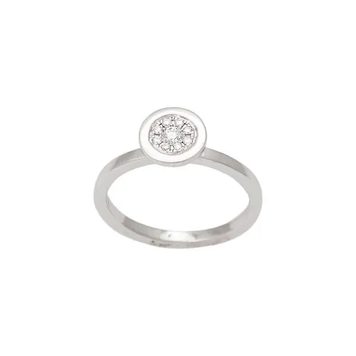 18K Μονόπετρο Δαxτυλίδι Αρραβώνων με Διαμάντι EM101